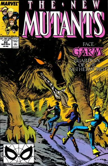 New Mutants #82 (1989) Cover Art