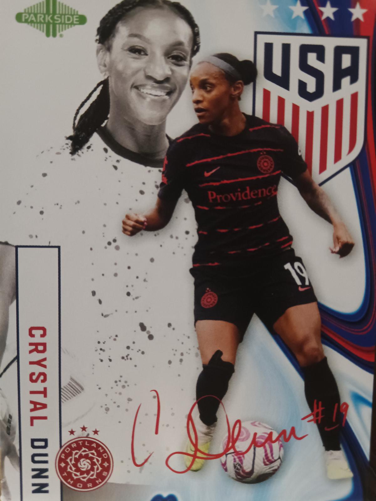 Crystal Dunn #18 2023 Parkside Uswnt Soccer