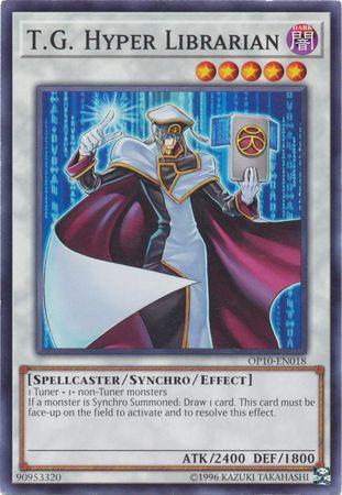 T.G. Hyper Librarian OP10-EN018 YuGiOh OTS Tournament Pack 10