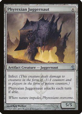 Phyrexian Juggernaut Magic Mirrodin Besieged