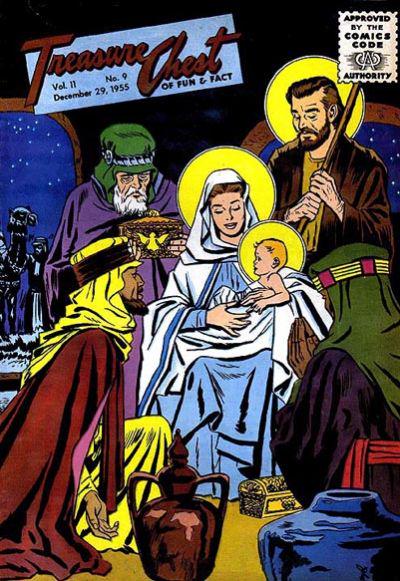 Treasure Chest of Fun and Fact #9 195 (1955) Comic Books Treasure Chest of Fun and Fact