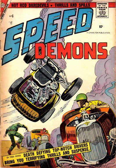 Speed Demons #6 (1957) Comic Books Speed Demons
