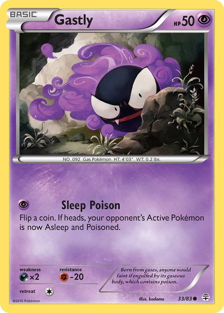 Gastly #33 Pokemon Generations