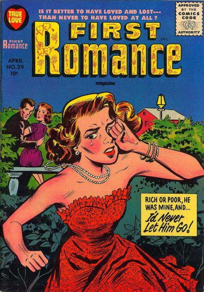 First Romance Magazine #39 (1956) Comic Books First Romance Magazine