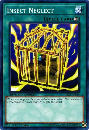 Insect Neglect SS03-ENB19 YuGiOh Speed Duel Starter Decks: Ultimate Predators