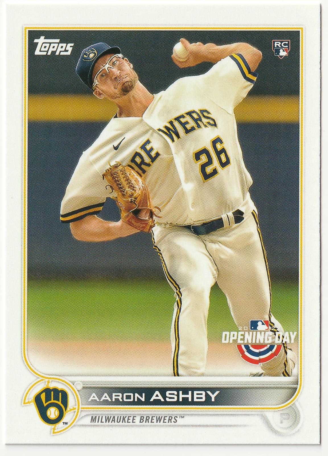 Aaron Ashby #119 Baseball Cards 2022 Topps Opening Day