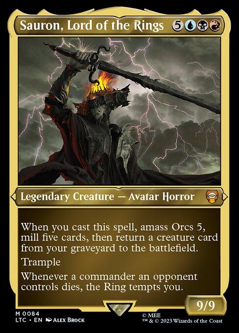 Sauron, Lord of the Rings #84 Magic Lord of the Rings Commander