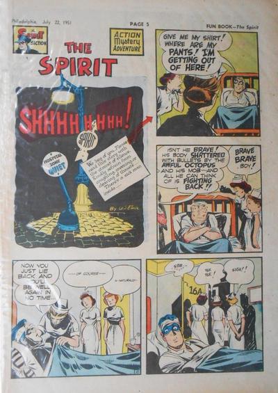 Spirit #7/22/1951 (1951) Comic Books Spirit
