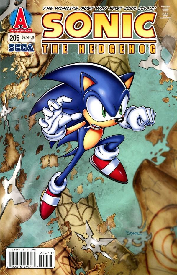 Sonic the Hedgehog #206 (2009) Comic Books Sonic the Hedgehog