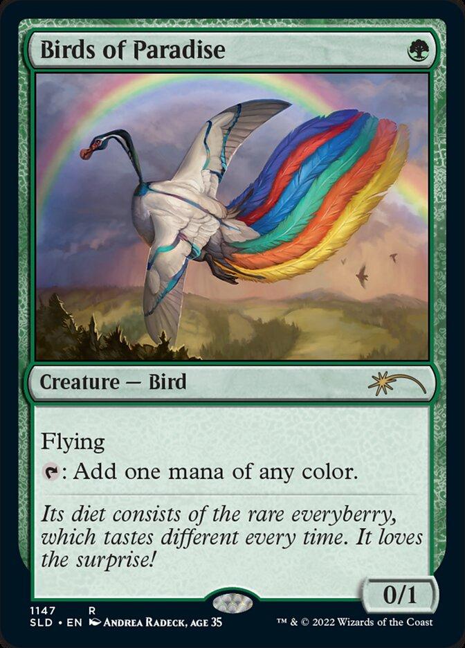 Birds of Paradise #1147 Magic Secret Lair Drop