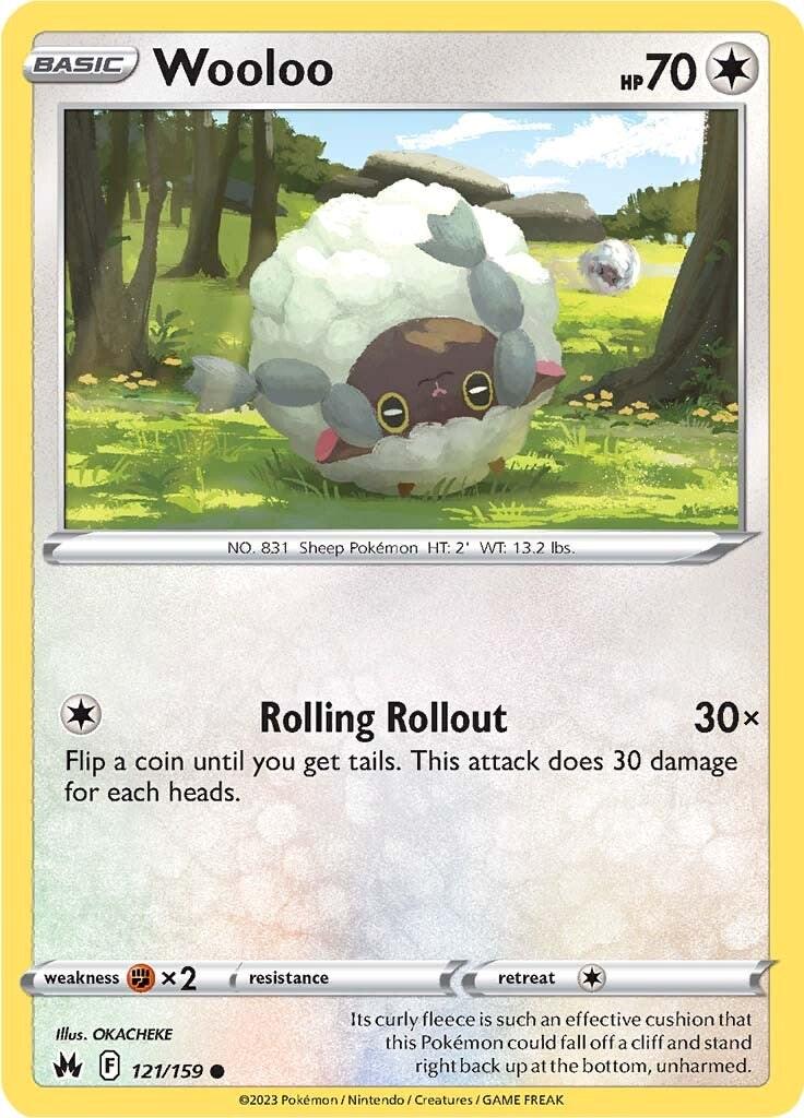 Wooloo #121 Pokemon Crown Zenith