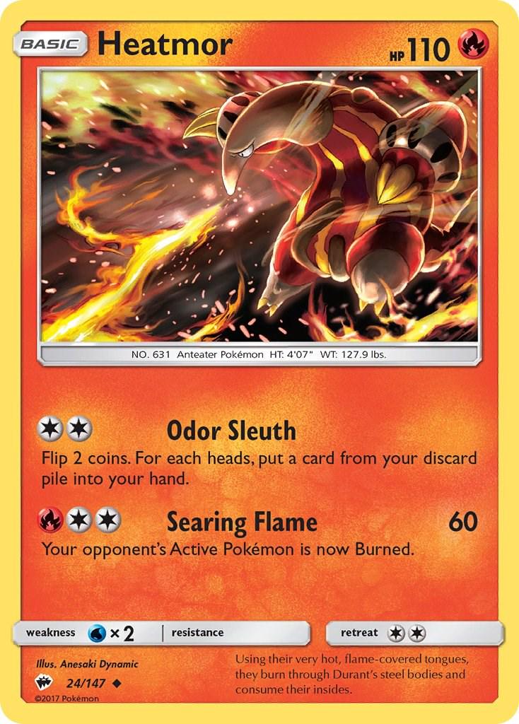 Heatmor #24 Pokemon Burning Shadows