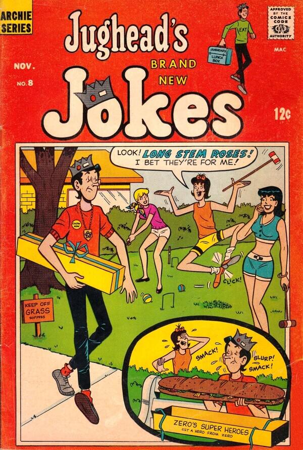 Jughead's Jokes #8 (1968) Comic Books Jughead's Jokes
