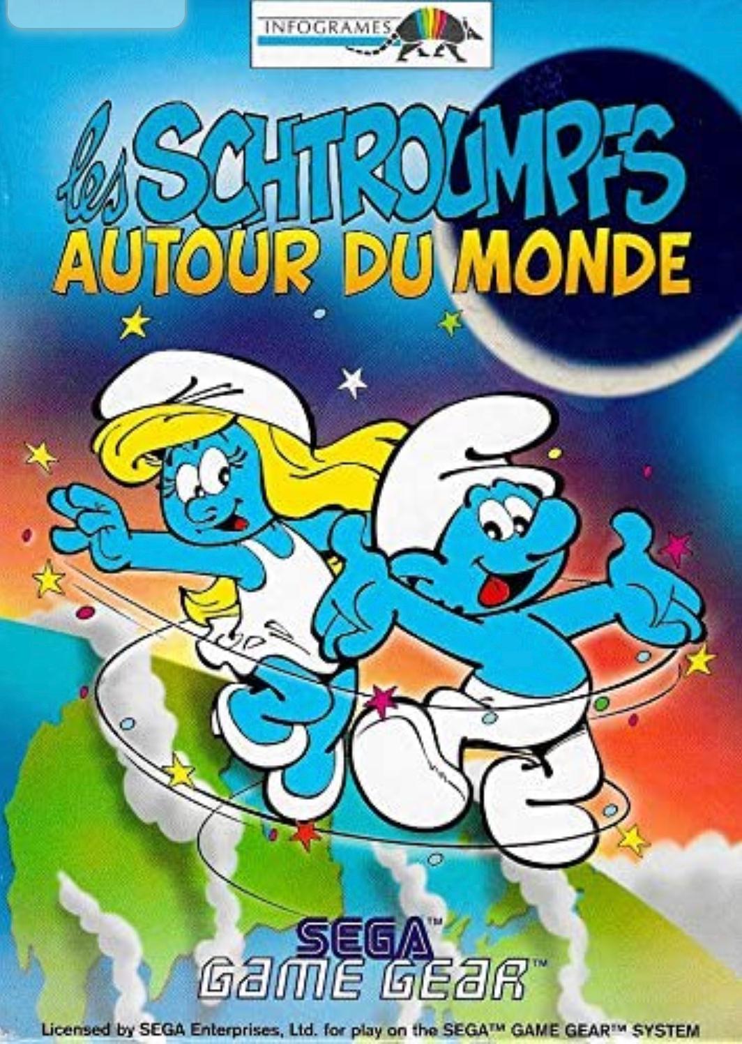 Les Schtroumpfs: Autour du Monde PAL Sega Game Gear