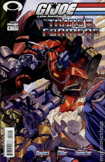 G.I. Joe vs. the Transformers [B - Mark Brooks] #4 (2003) Cover Art