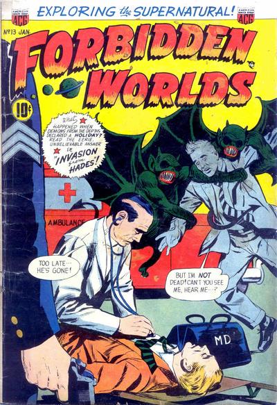 Forbidden Worlds #13 (1953) Comic Books Forbidden Worlds