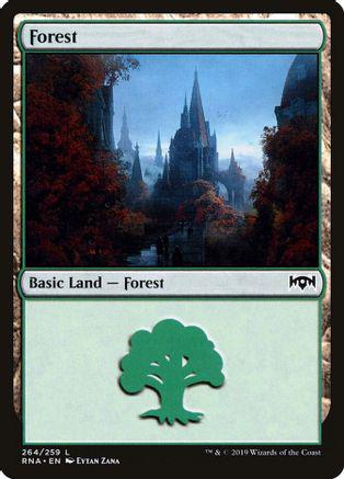 Forest #264 Magic Ravnica Allegiance