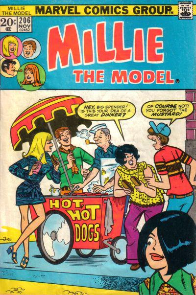 Millie the Model #206 (1973) Comic Books Millie the Model
