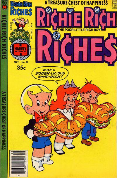 Richie Rich Riches #38 (1978) Comic Books Richie Rich Riches
