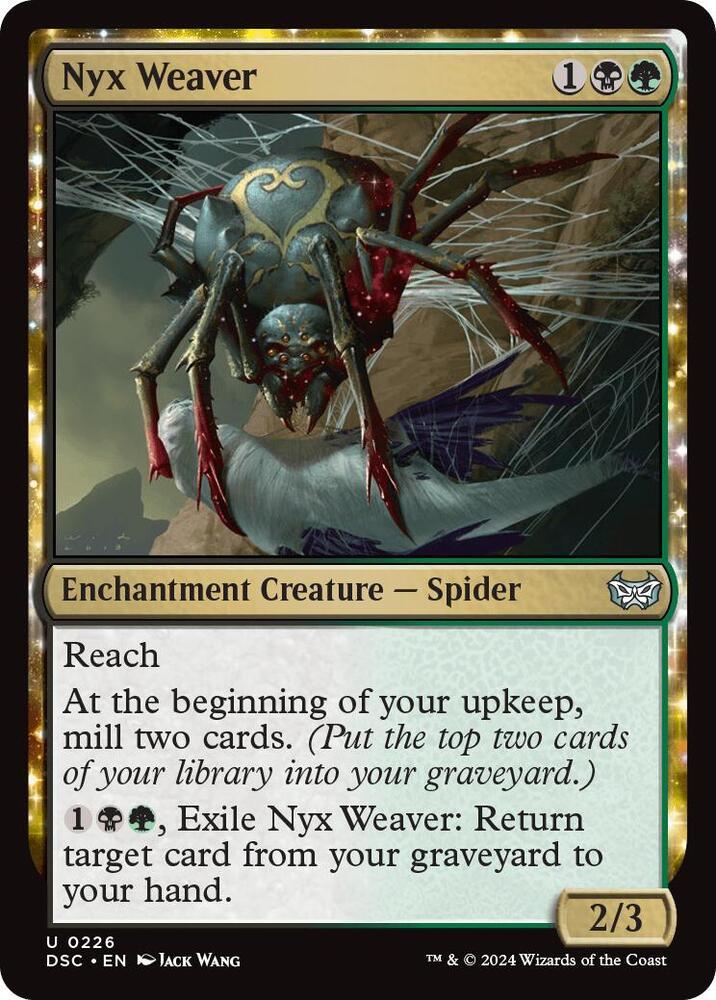 Nyx Weaver #226 Magic Duskmourn: House of Horror Commander