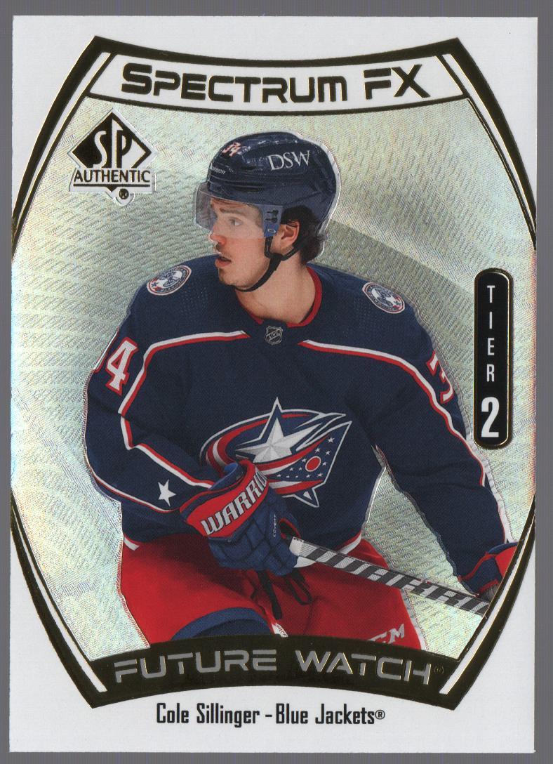 Cole Sillinger #S-75 2021-22 SP Authentic Hockey Spectrum FX