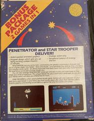US Back Cover | 2 Games in 1 : Star Trooper & Penetrator Commodore 64