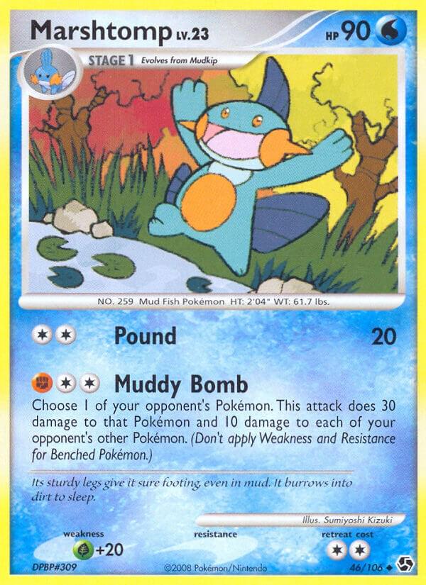 Marshtomp #46 Pokemon Great Encounters
