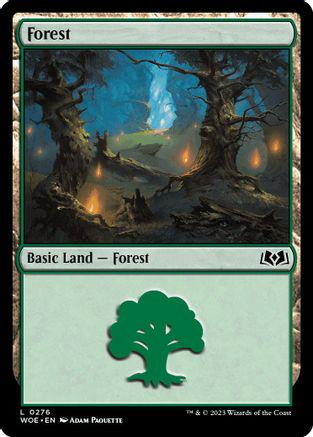 Forest #276 Magic Wilds of Eldraine