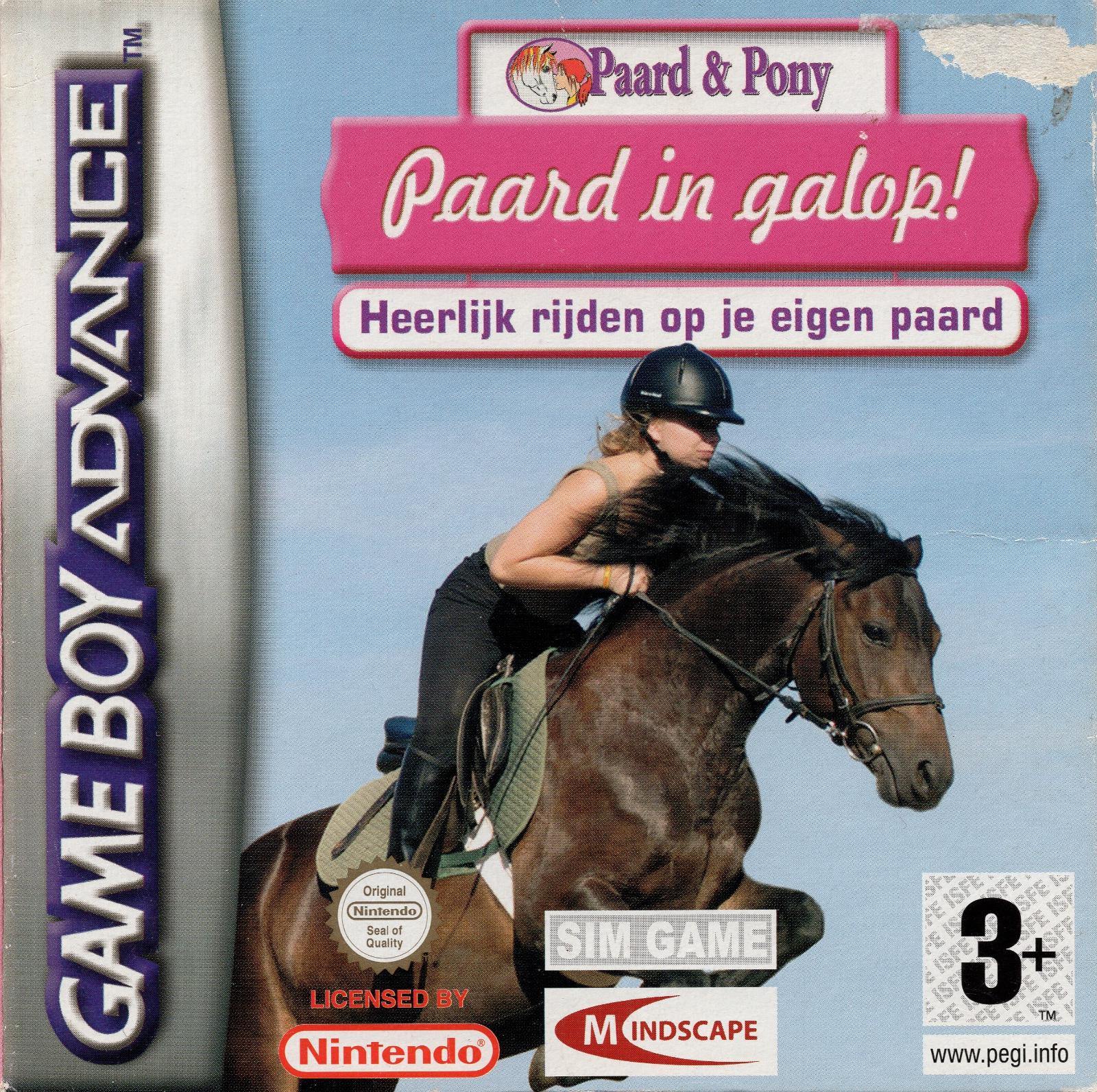 Paard & Pony: Paard in Galop PAL GameBoy Advance