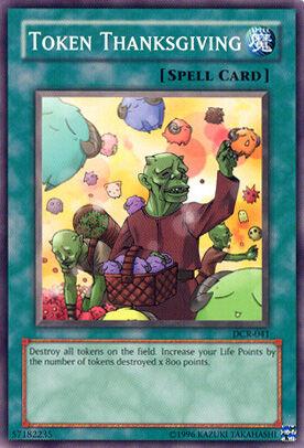 Token Thanksgiving DCR-041 YuGiOh Dark Crisis