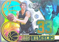 Luke Jackson #BN2 Basketball Cards 2004 Press Pass Big Numbers Prices