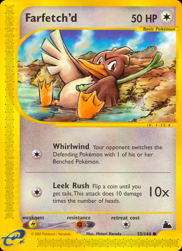 Farfetch'd #61 Pokemon Japanese Mysterious Mountains