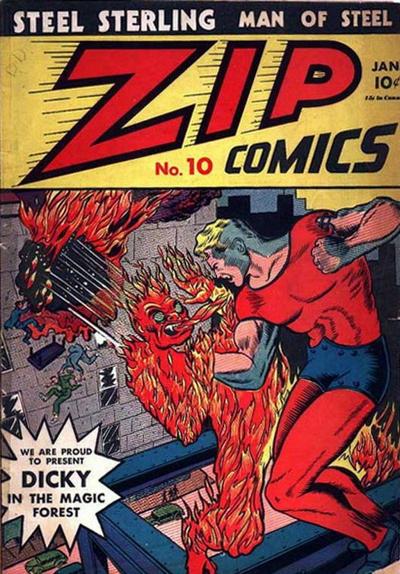 Zip Comics #10 (1941) Comic Books Zip Comics