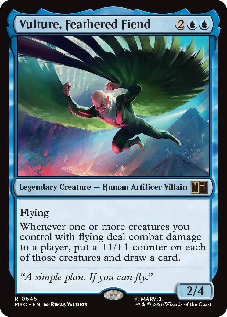 Vulture, Feathered Fiend (Magic Marvel Super Heroes Commander)