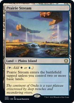 Prairie Stream #225 Magic Dominaria United Commander