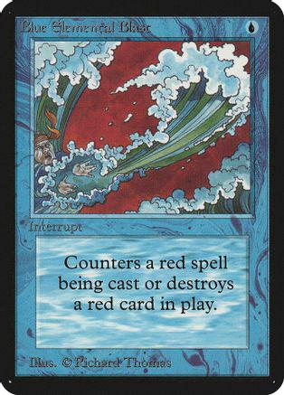 Blue Elemental Blast Magic Alpha