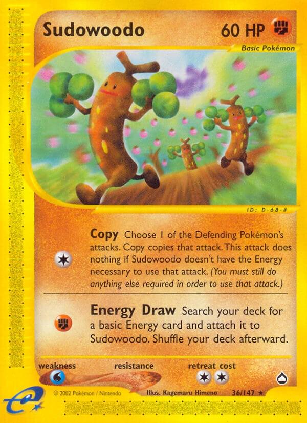 Sudowoodo #36 Pokemon Aquapolis