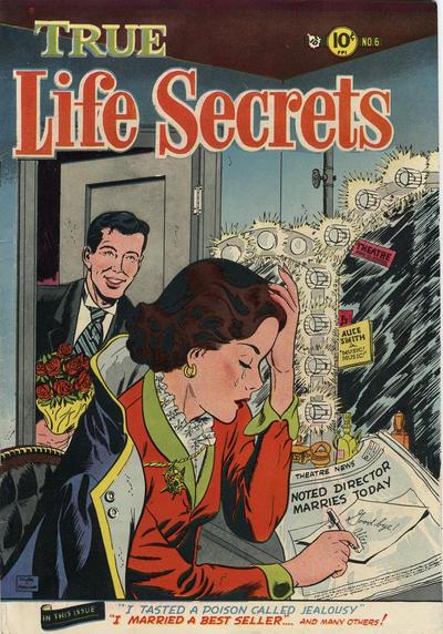 True Life Secrets #6 (1952) Comic Books True Life Secrets
