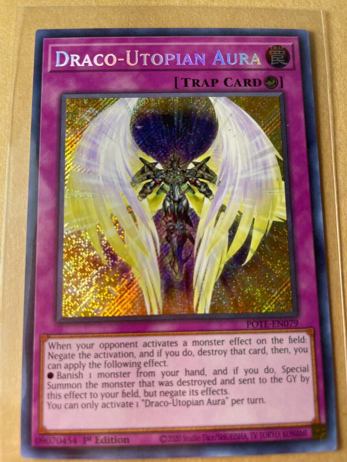 Draco-Utopian Aura POTE-EN079 YuGiOh Power Of The Elements