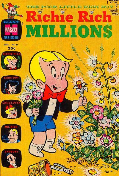 Richie Rich Millions #37 (1969) Comic Books Richie Rich Millions