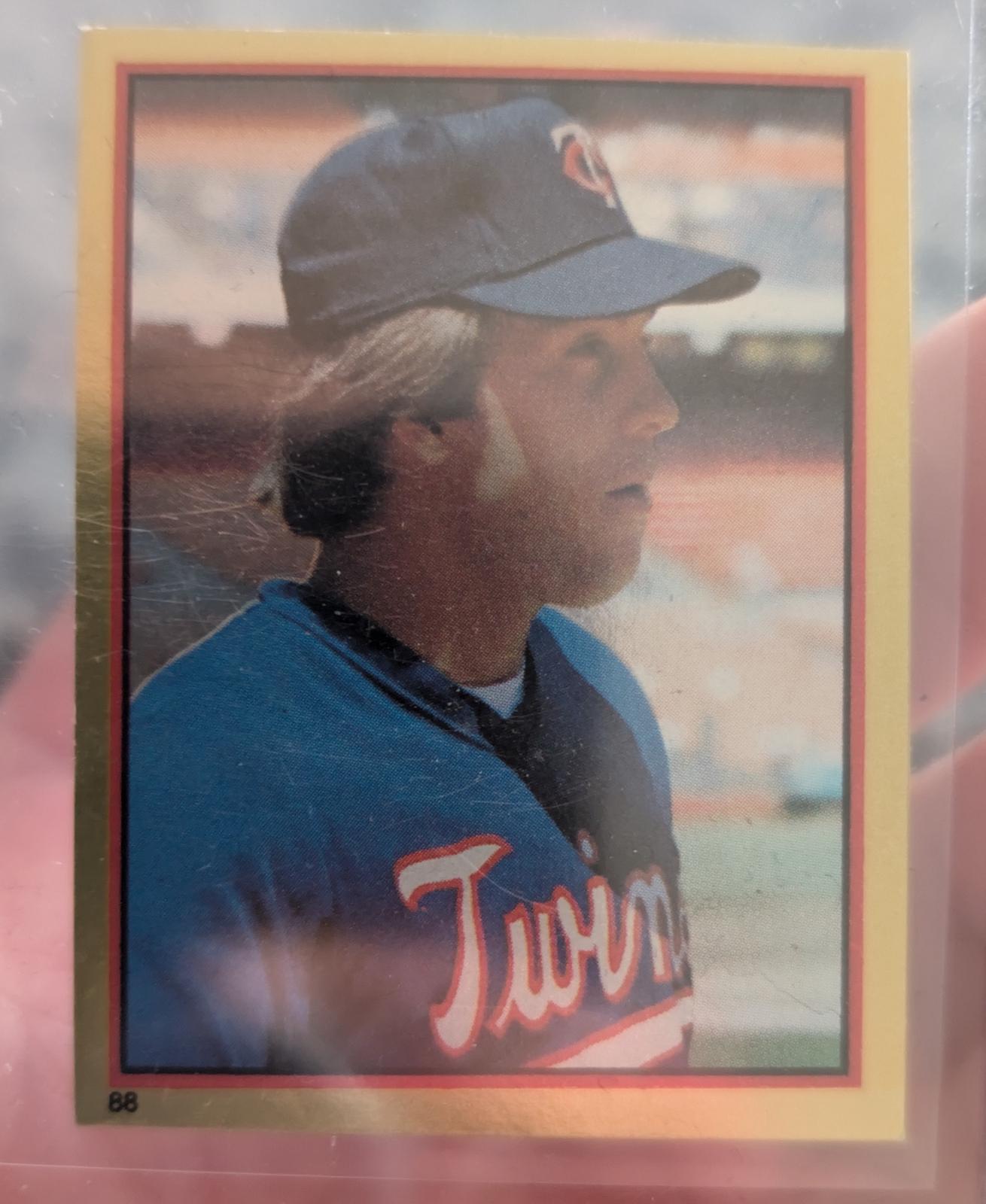 Kent Hrbek #88 Baseball Cards 1983 O Pee Chee Stickers