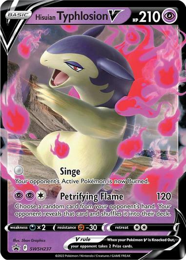 Hisuian Typhlosion V #SWSH237 Cover Art