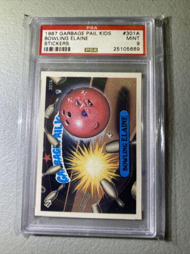 Bowling ELAINE #301A 1987 Garbage Pail Kids