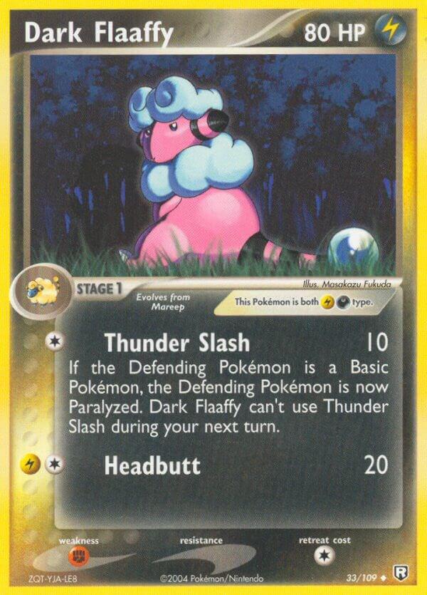 Dark Flaaffy #33 Pokemon Team Rocket Returns