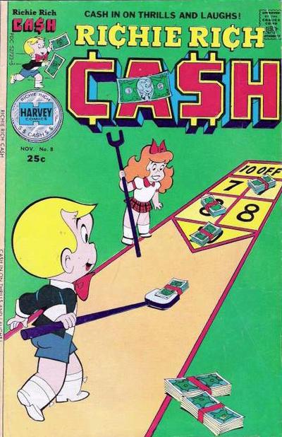 Richie Rich Cash #8 (1975) Comic Books Richie Rich Cash