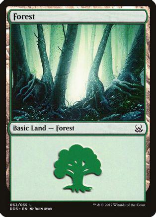 Forest #63 Magic Duel Deck: Mind vs. Might
