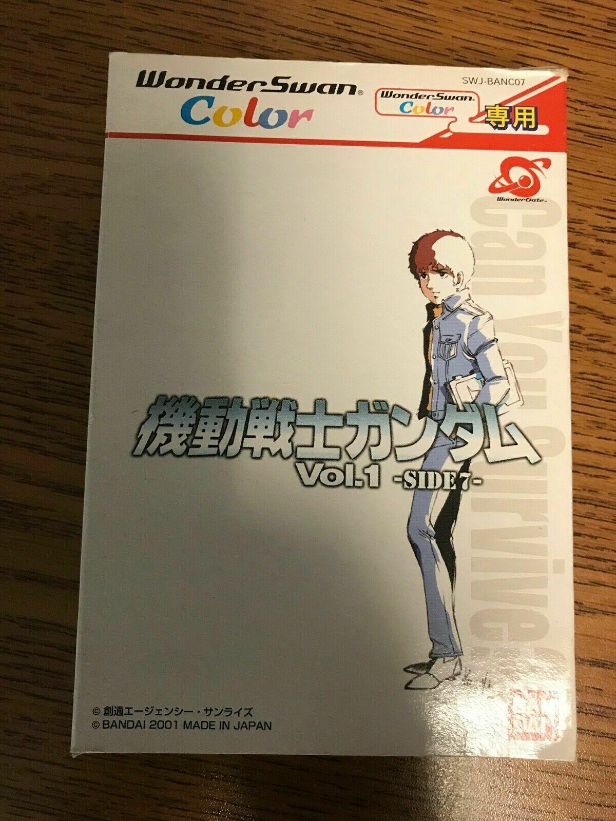 Mobile Suit Gundam Vol 1 Side 7 WonderSwan Color