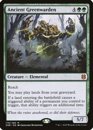 Ancient Greenwarden #178 Magic Zendikar Rising