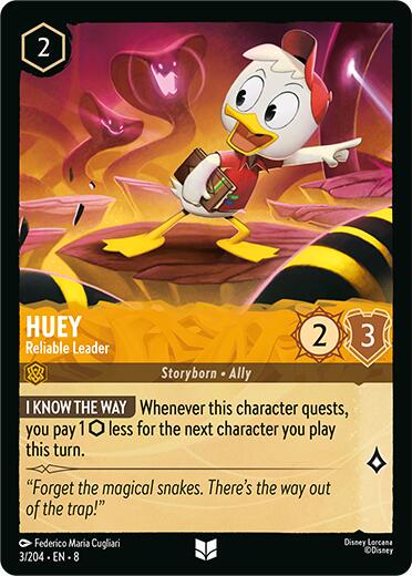 Huey - Reliable Leader #3 Lorcana Reign of Jafar