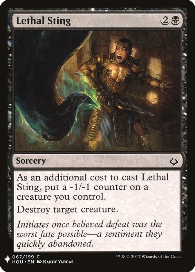 Lethal Sting #67 Magic The List Reprints